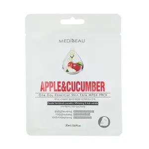 Medibeau Apple & Cucumber One Day Essential Skin Care Mask Pack 20ml